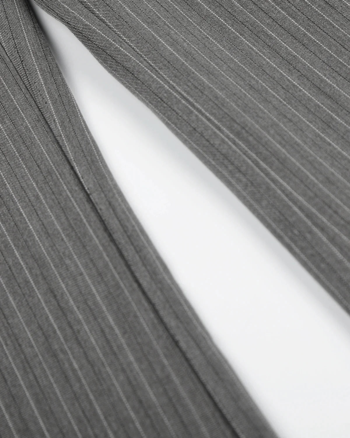 Omygoods Pinstripe Cinch Back Tailored Pants