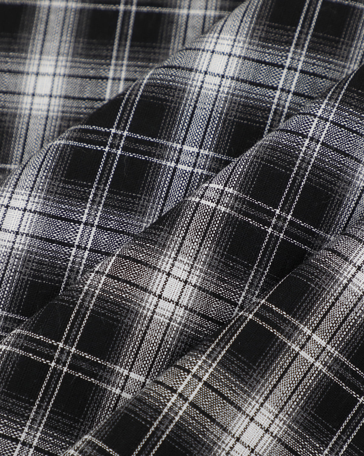Omygoods Plaid Sticker Graphic Studded Shirt