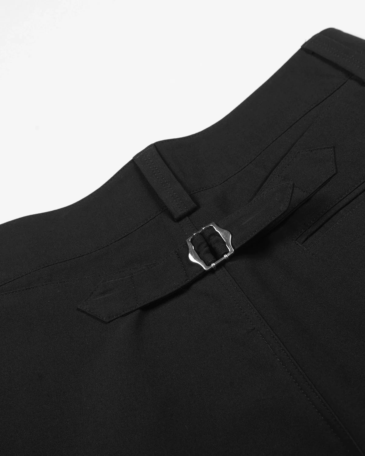 Omygoods Pleated Cinch Back Tailored Shorts
