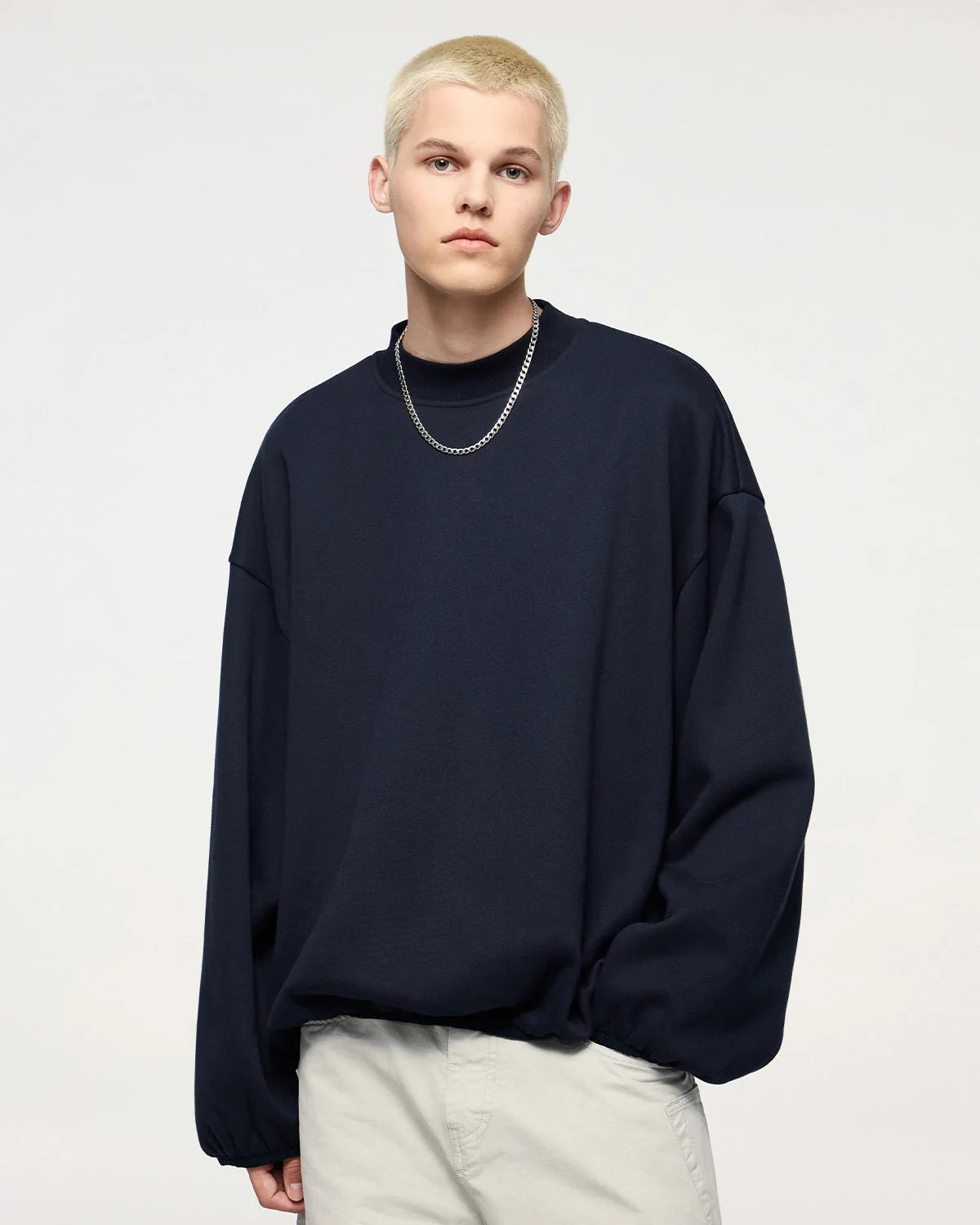 Omygoods Premium Boxy Crewneck Sweatshirt