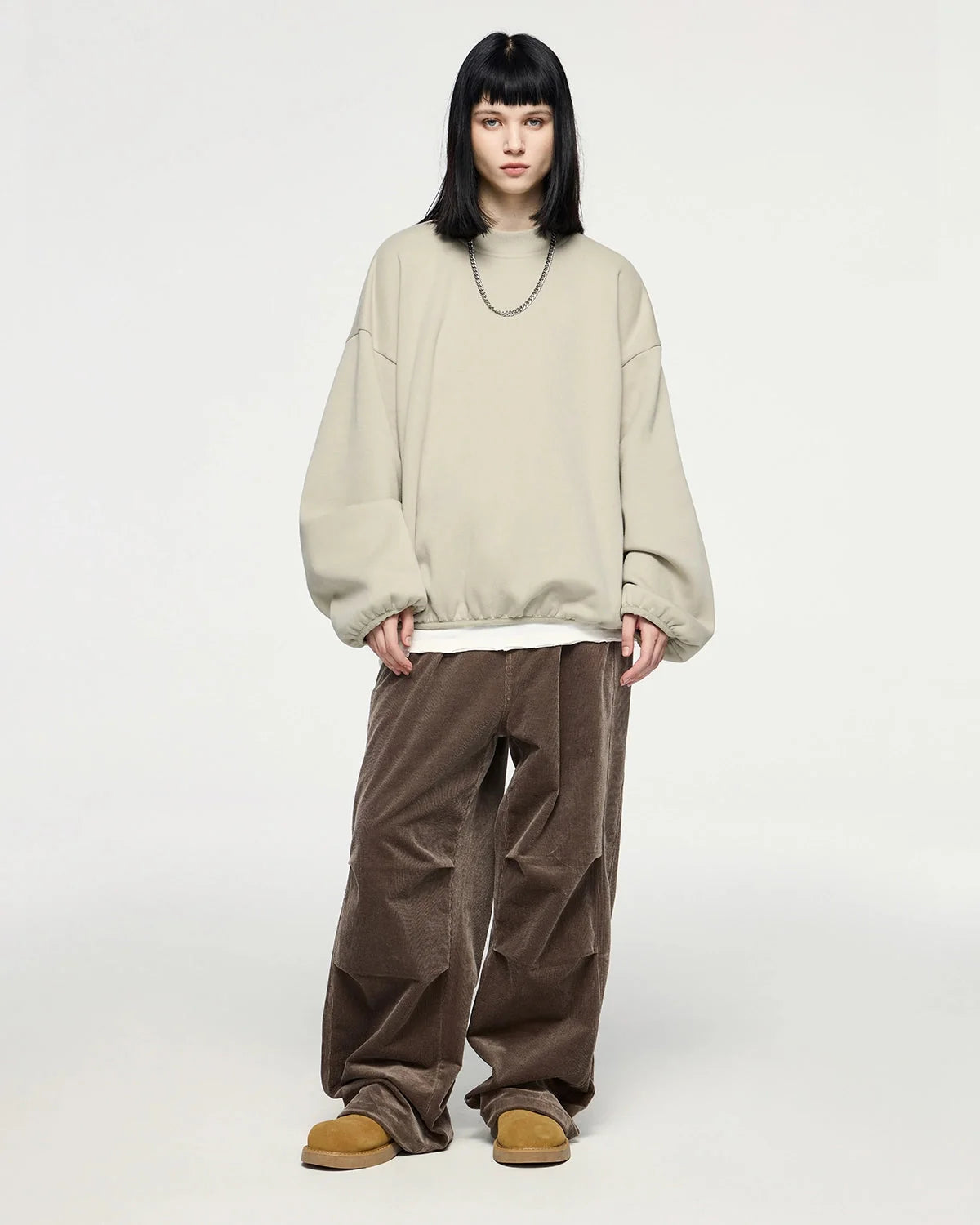 Omygoods Premium Boxy Crewneck Sweatshirt