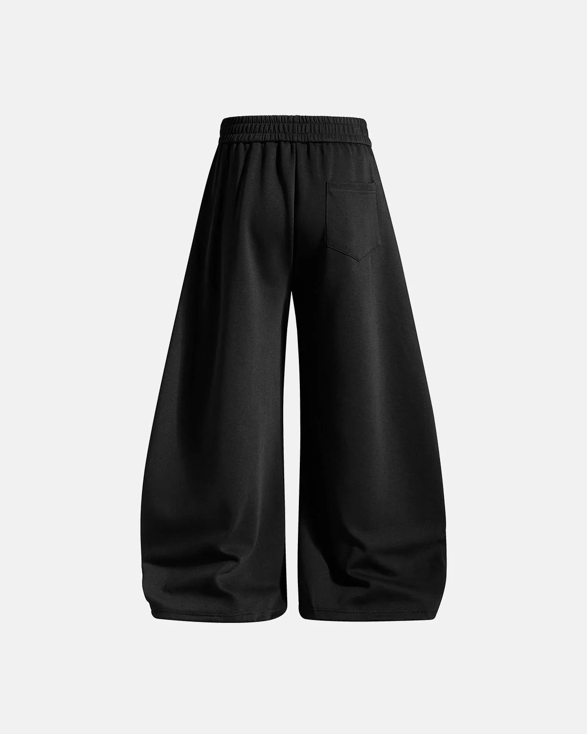 Omygoods Printed Lace-Up Graphic Barrel Sweatpants