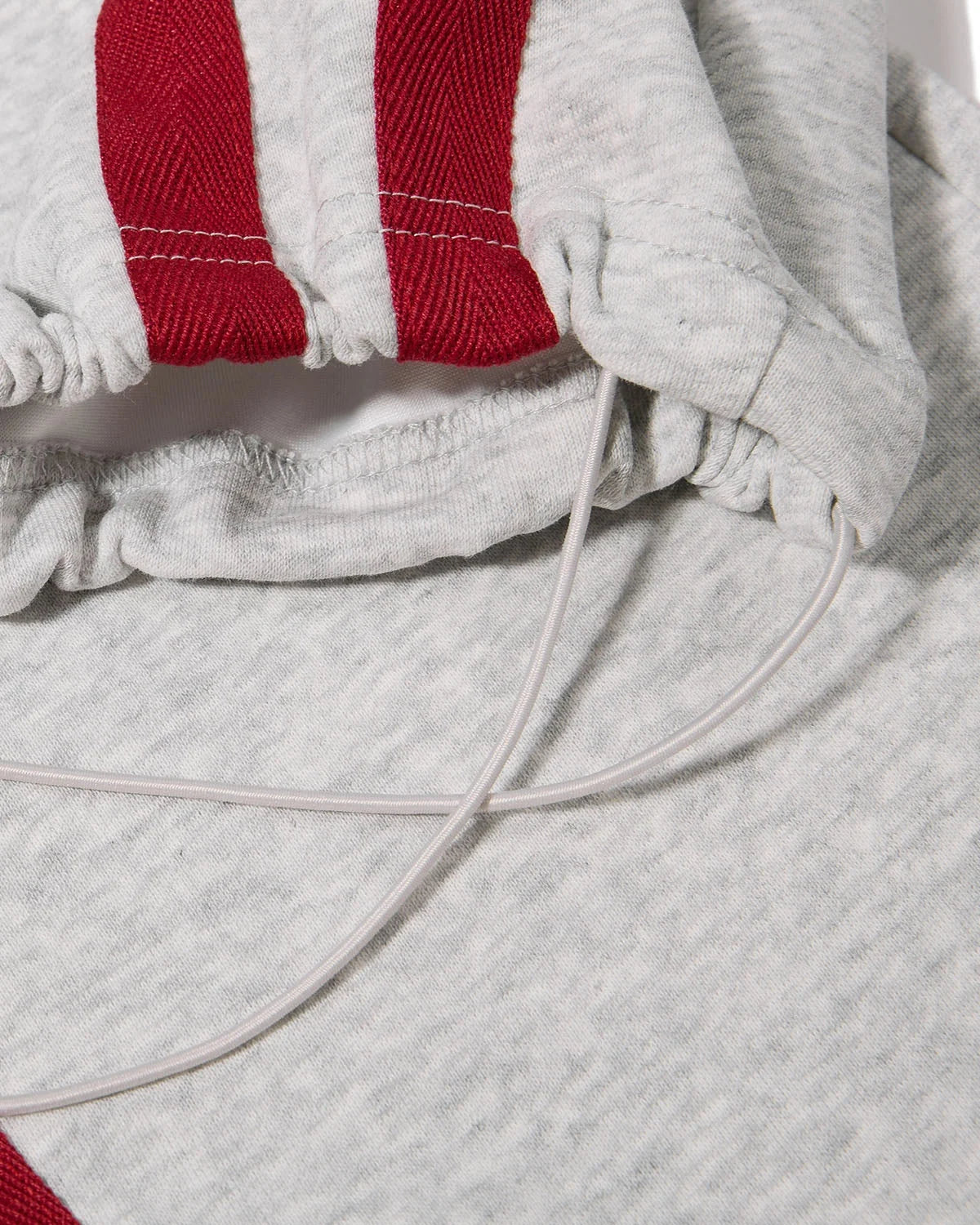 Omygoods Printed Lace-Up Graphic Barrel Sweatpants