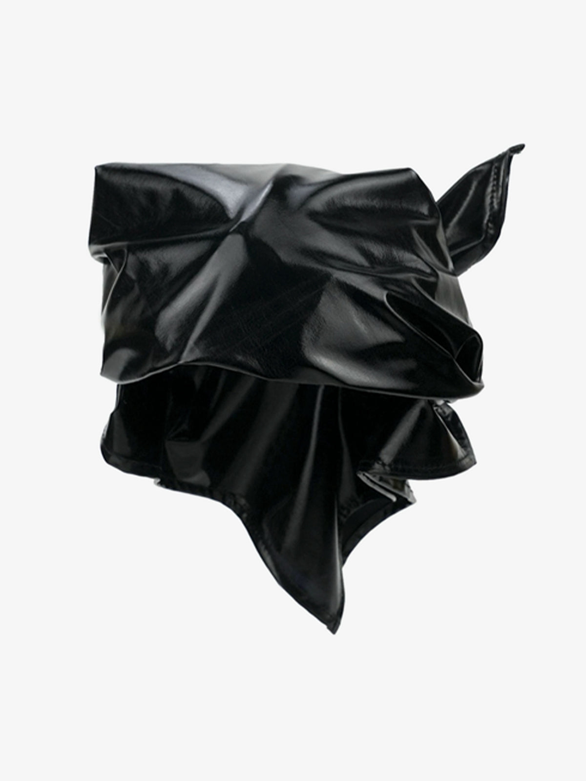 Omygoods PU Leather Tie Back Bandana