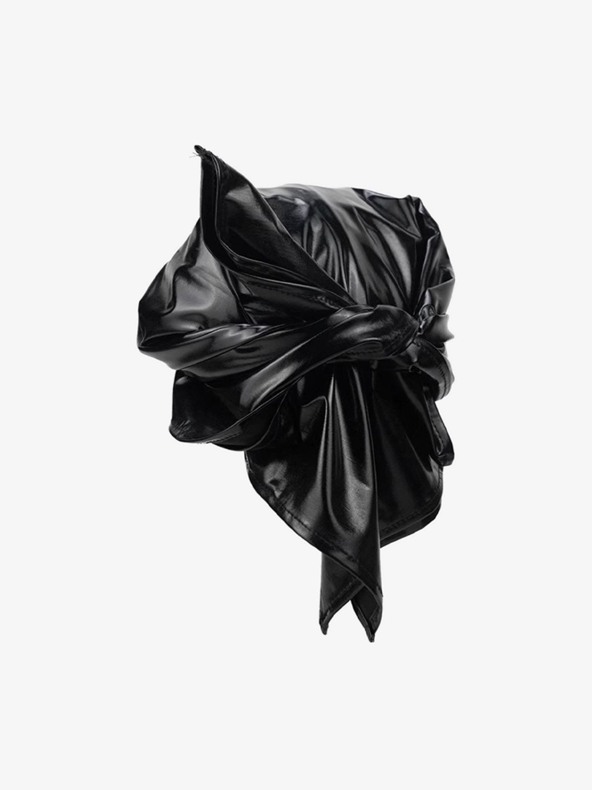 Omygoods PU Leather Tie Back Bandana