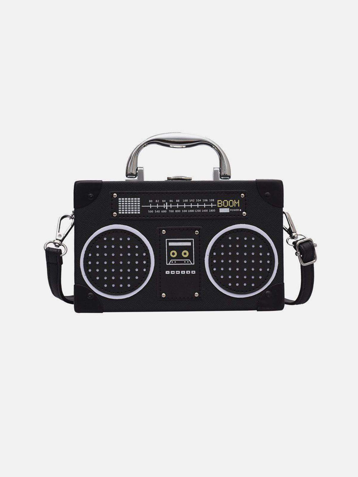 Omygoods Radio Style Crossbody Bag