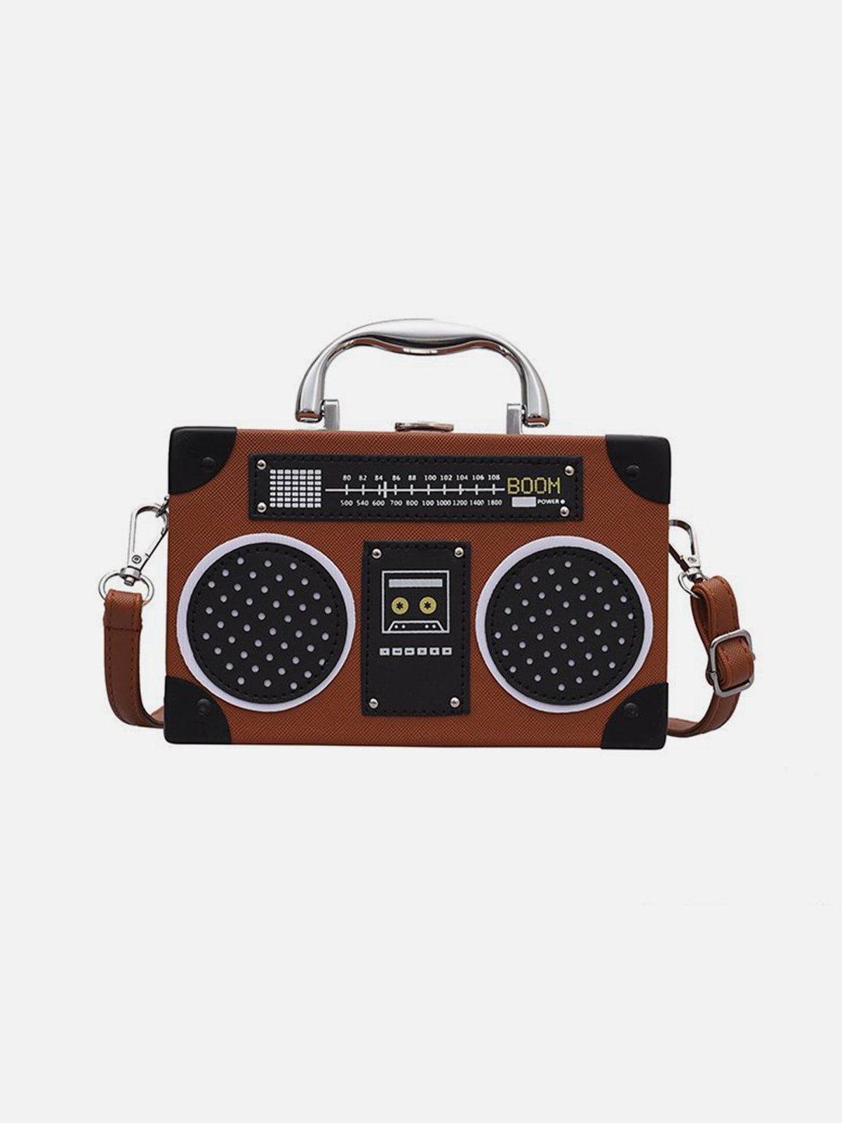 Omygoods Radio Style Crossbody Bag