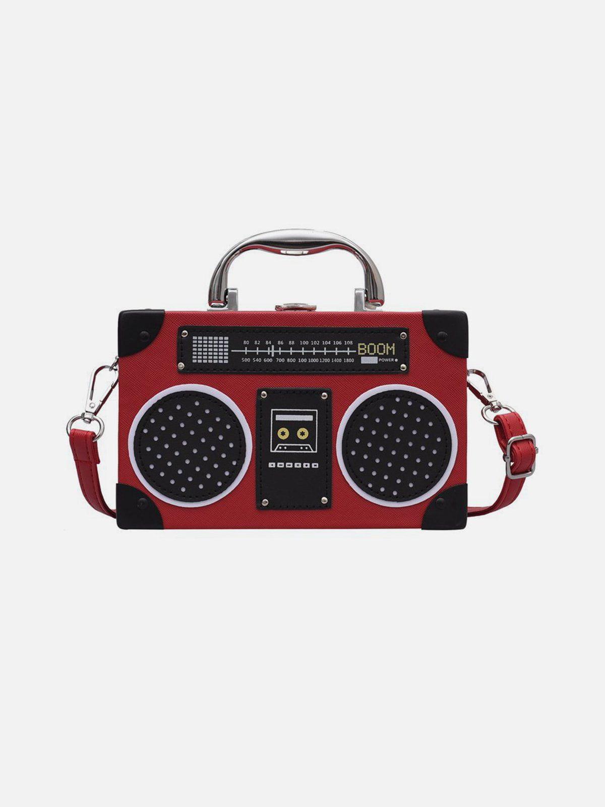 Omygoods Radio Style Crossbody Bag