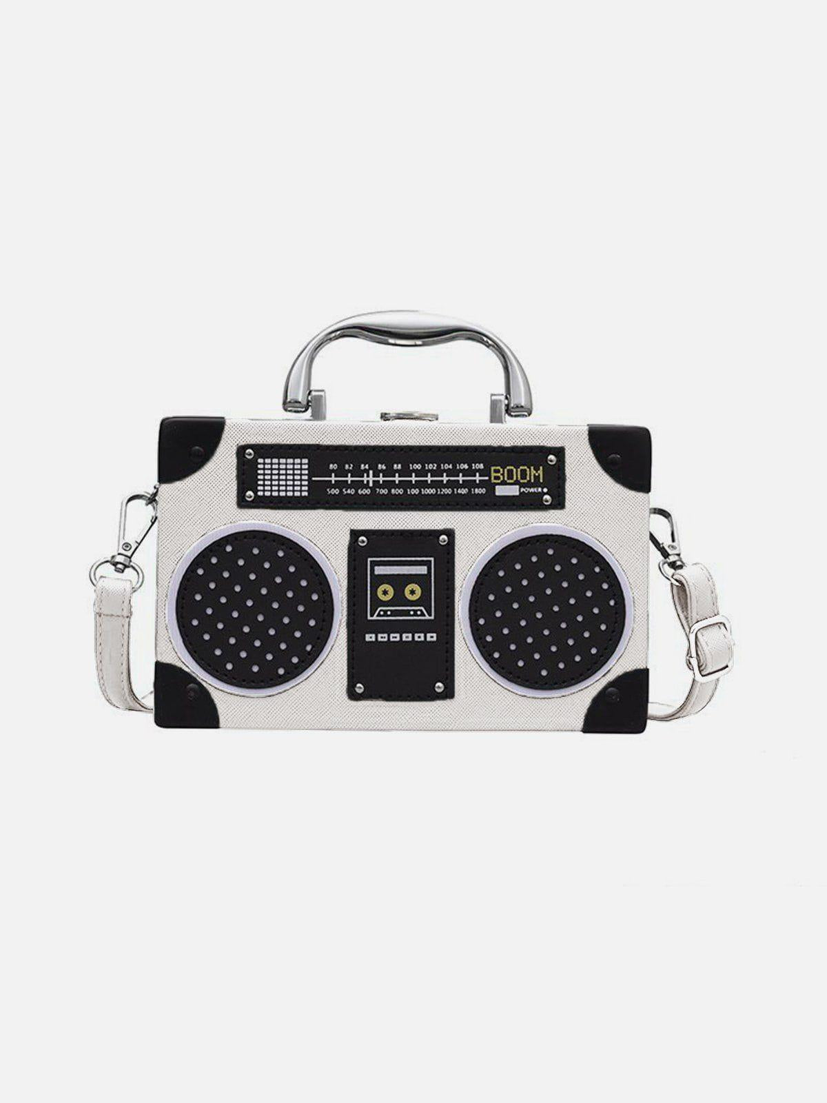 Omygoods Radio Style Crossbody Bag