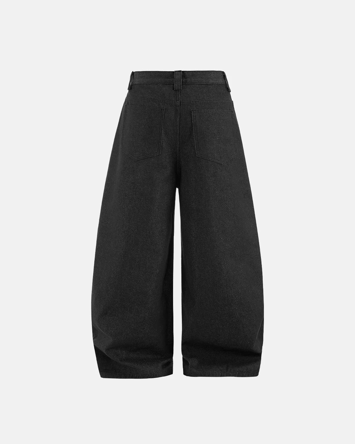 Omygoods Raw Baggy Barrel Jeans