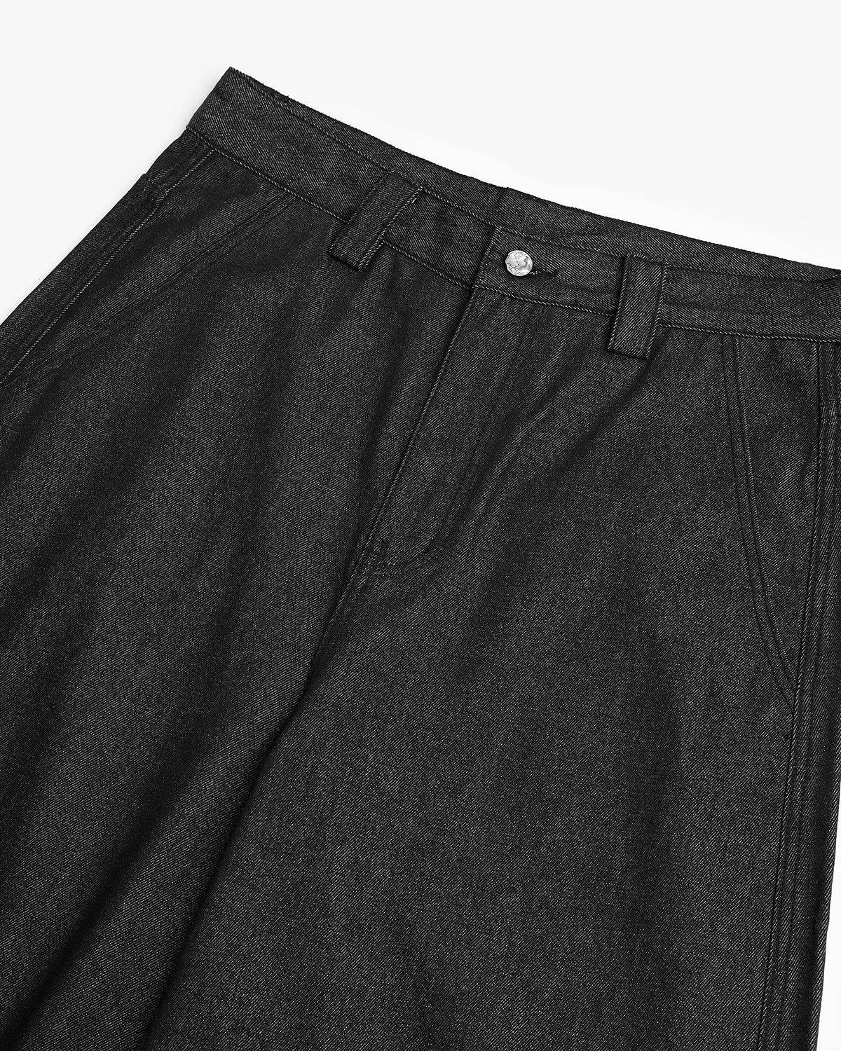 Omygoods Raw Baggy Barrel Jeans