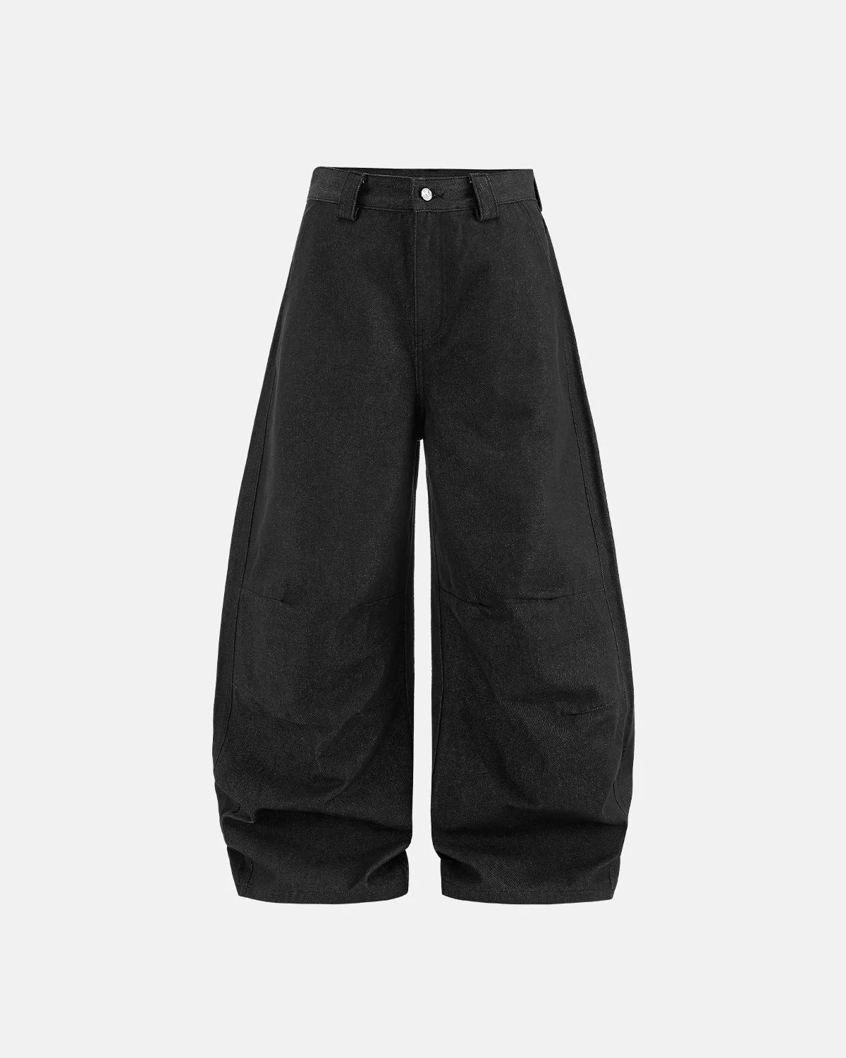 Omygoods Raw Baggy Barrel Jeans