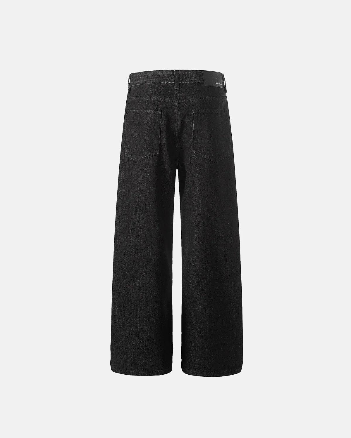 Omygoods Raw Buttons Up Baggy Jeans