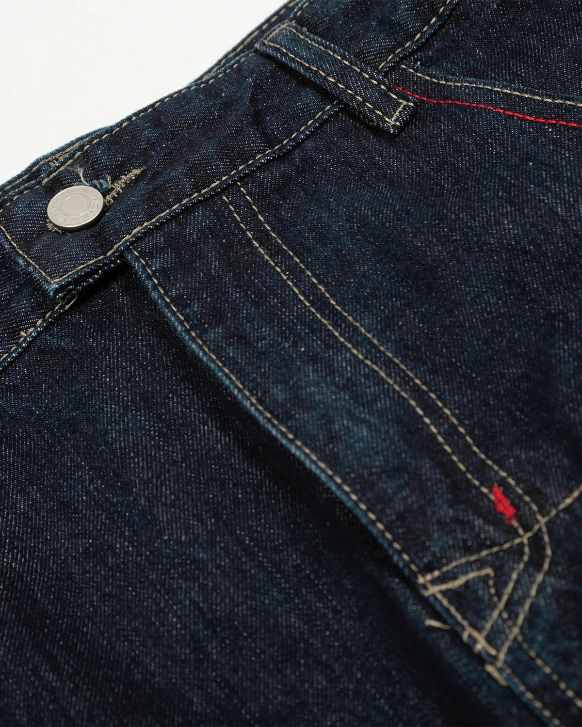 Omygoods Raw Deconstructed Baggy Jeans