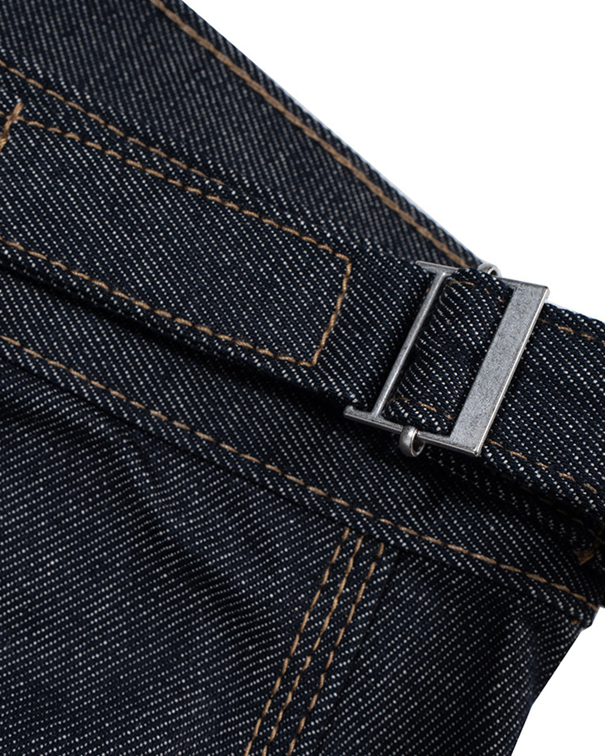 Omygoods Raw Denim Carpenter Long Jorts