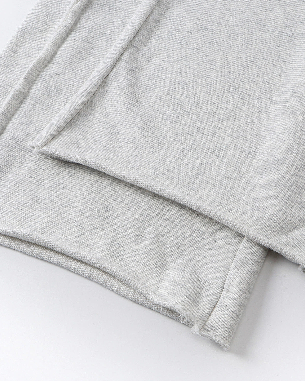 Omygoods Raw Seam Wide Leg Sweatpants