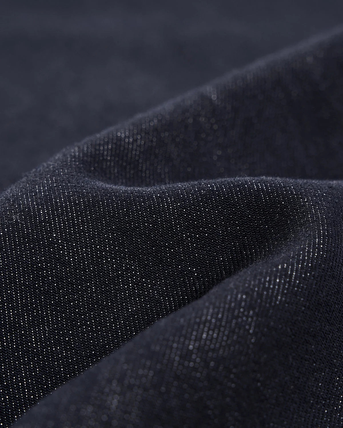 Omygoods Raw Silky Denim Jeans With Belt