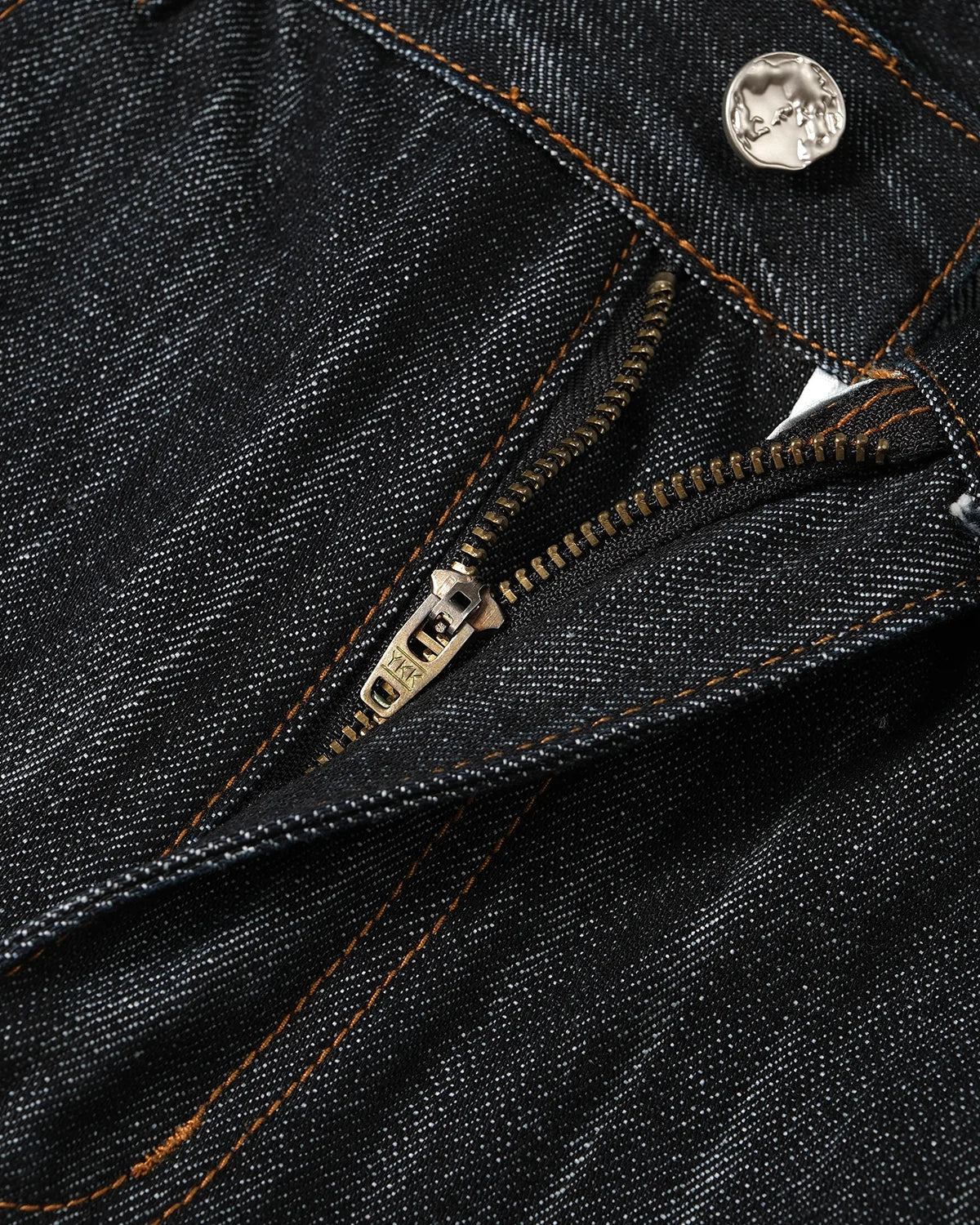 Omygoods Raw Textured Cargo Barrel Jeans