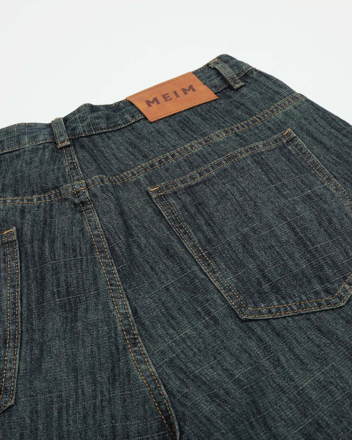 Omygoods Raw Wide-Leg Long Jorts