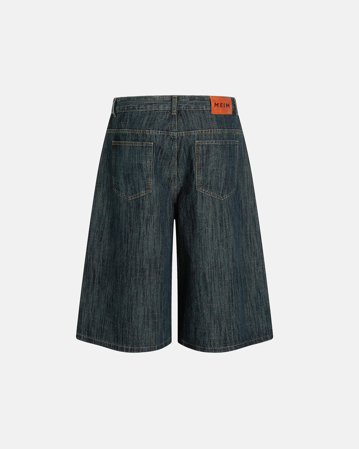Omygoods Raw Wide-Leg Long Jorts