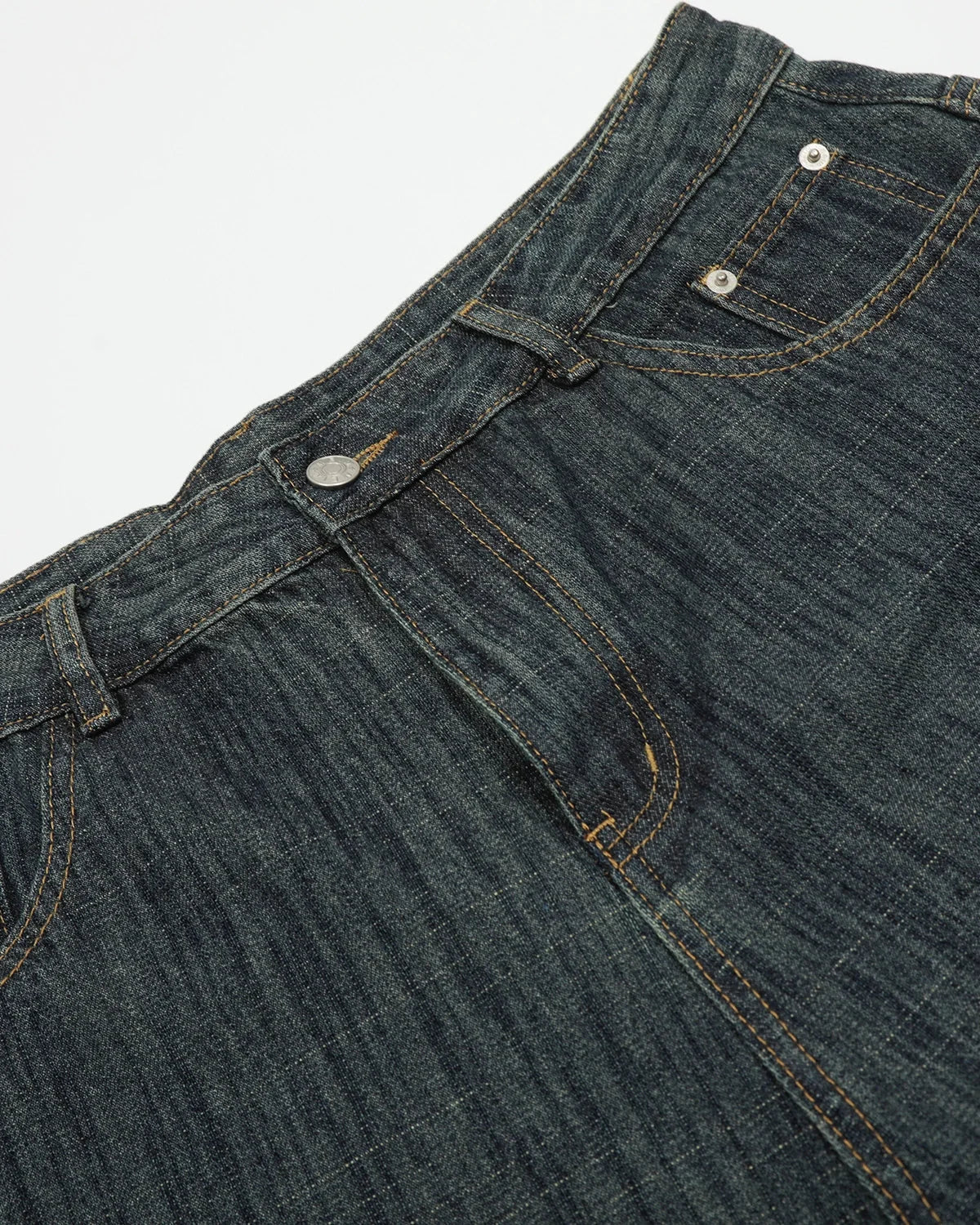 Omygoods Raw Wide-Leg Long Jorts