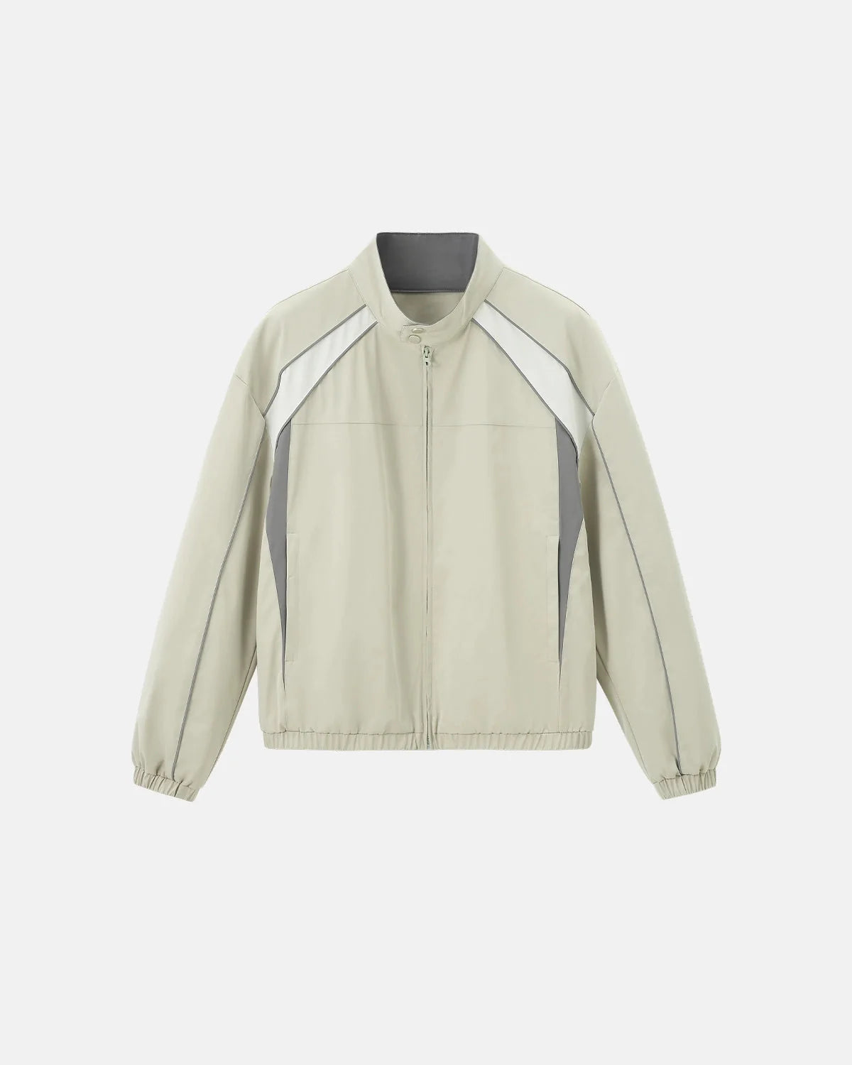 Omygoods Reflective Windbreaker Track Jacket