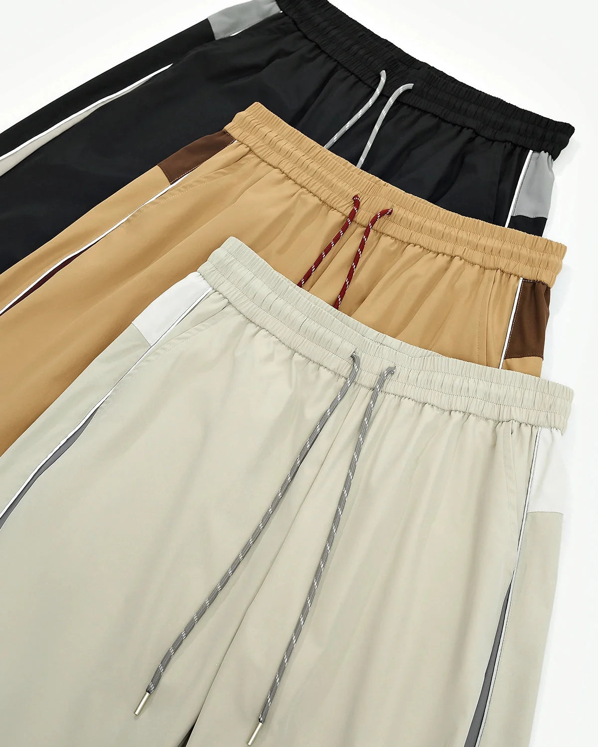 Omygoods Reflective Windbreaker Track Pants