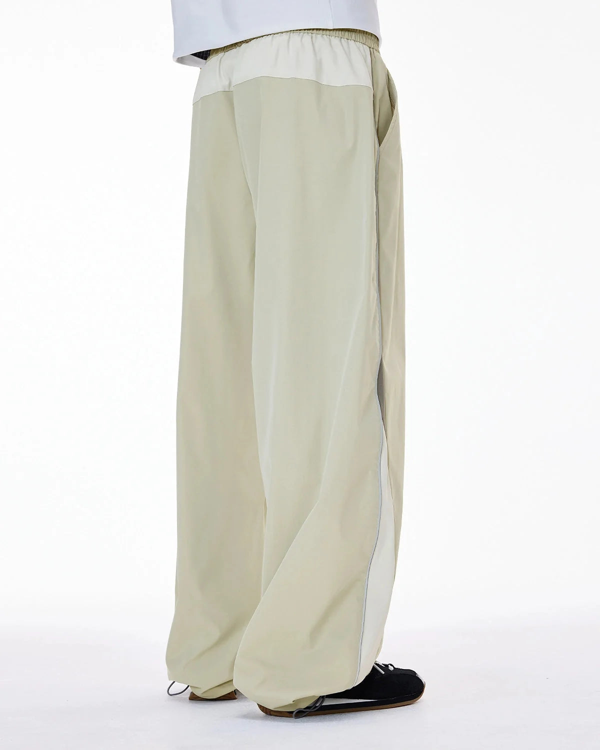 Omygoods Reflective Windbreaker Track Pants