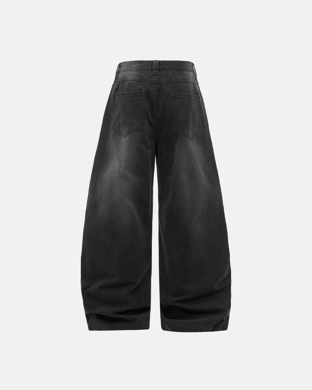 Omygoods Retro Acid Wash Baggy Cargo Pants
