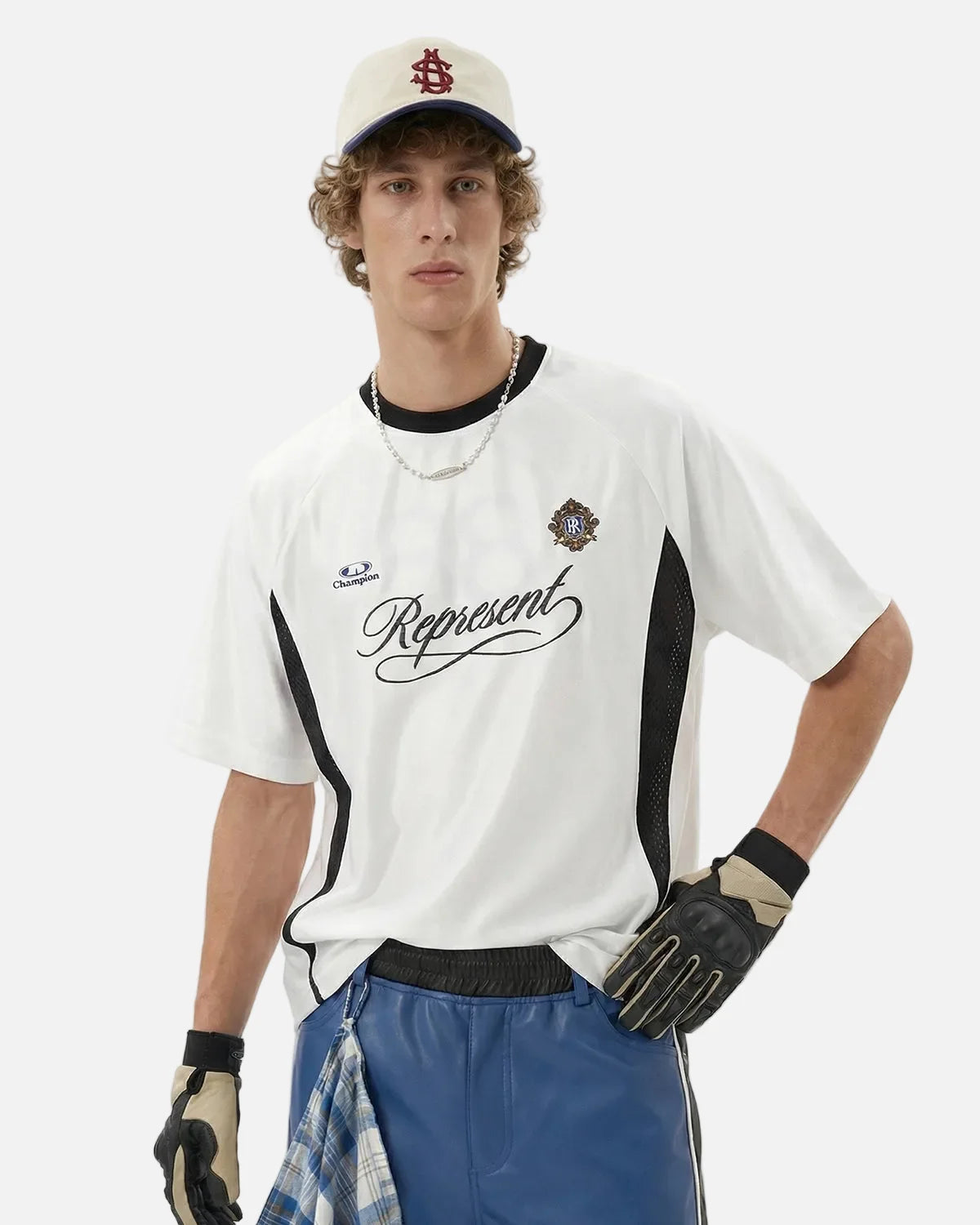 Omygoods Retro Colorblock Football Jersey