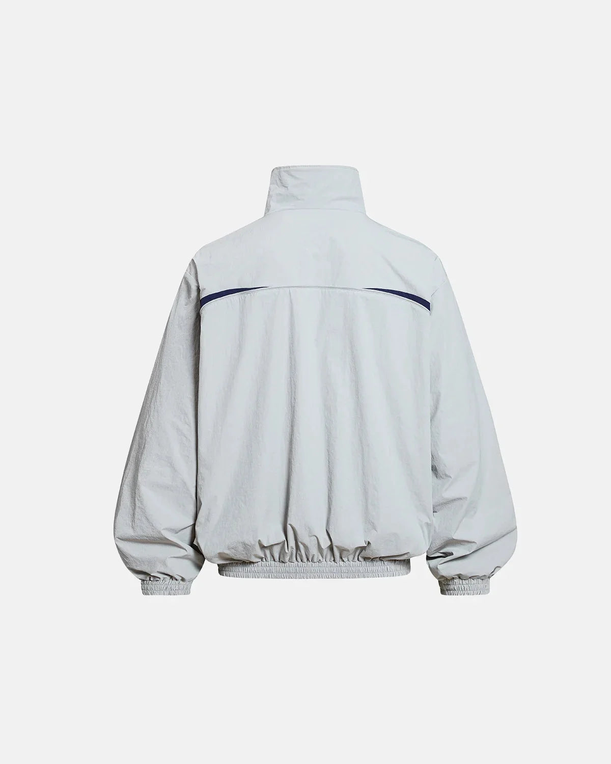Omygoods Retro Contrast Stand Collar Track Jacket