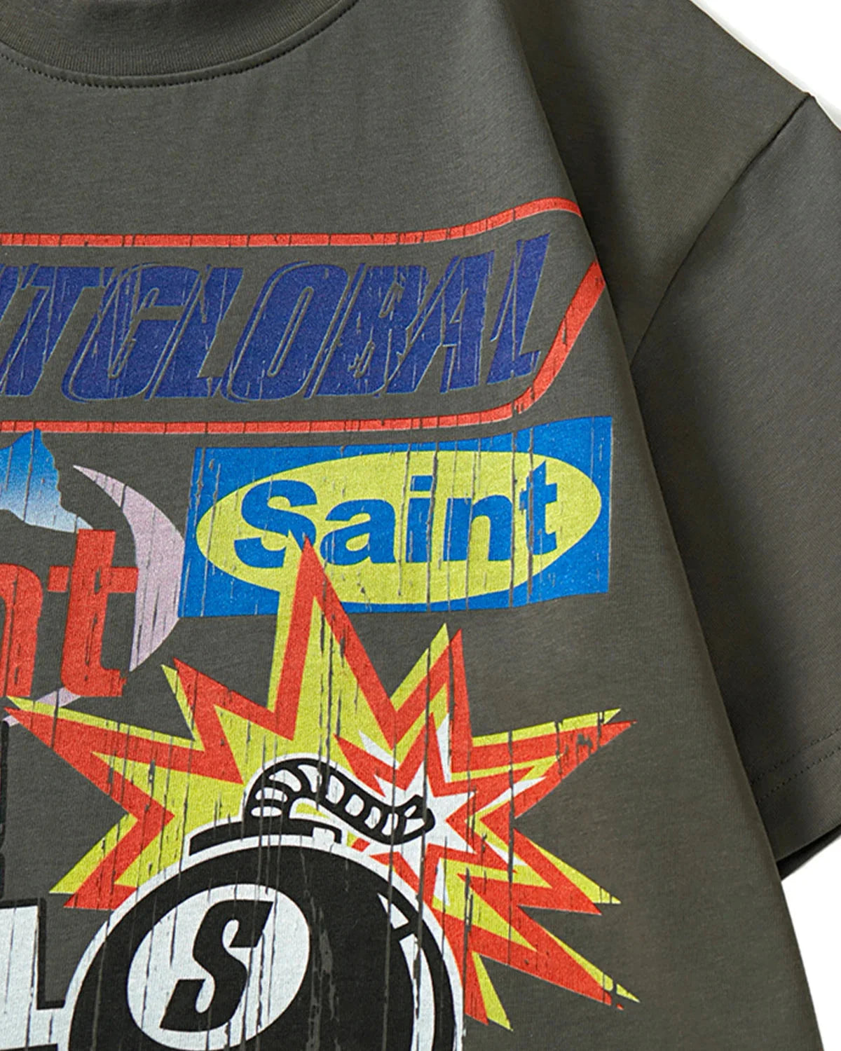 Omygoods Retro Graphic Oversized T-Shirt