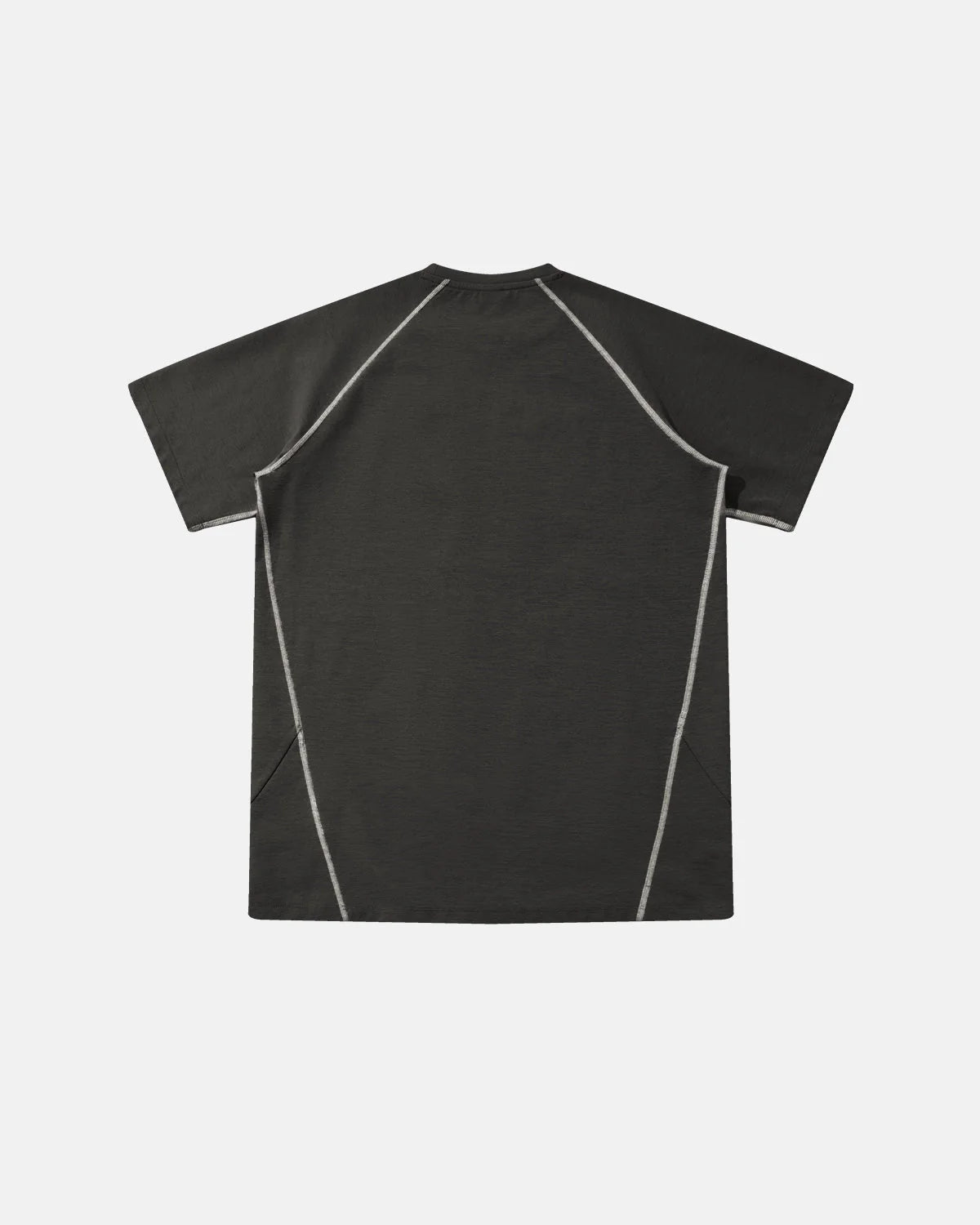 Omygoods Retro Graphic Printing Raglan T-Shirt