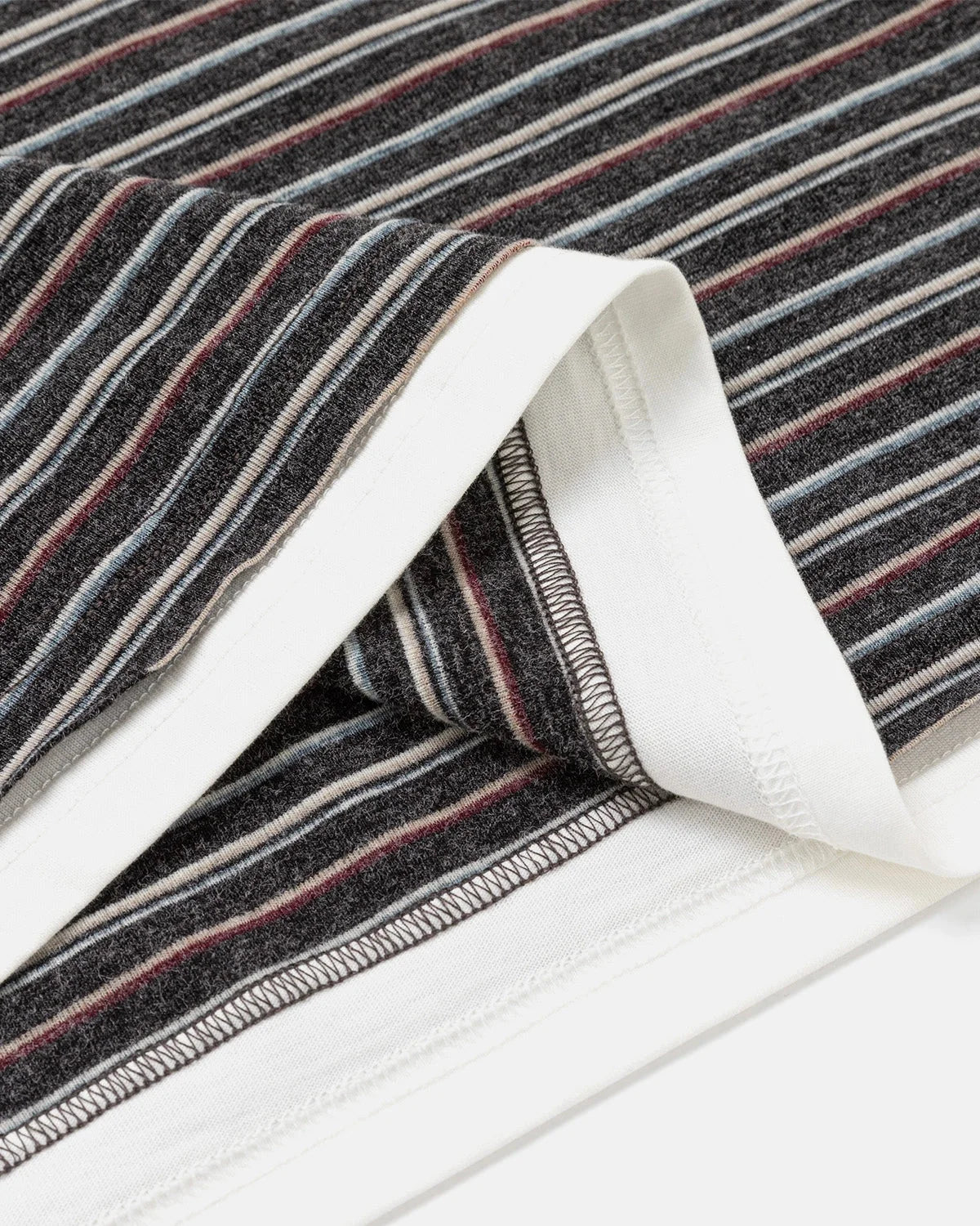 Omygoods Retro Striped Boxy Long Sleeve T-Shirt