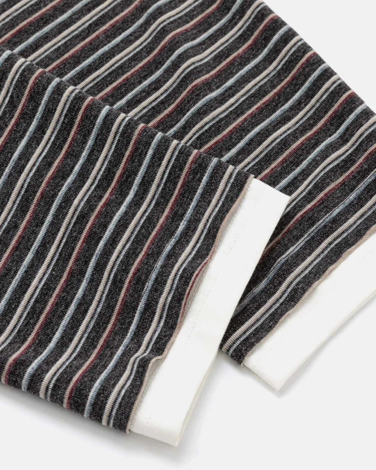 Omygoods Retro Striped Boxy Long Sleeve T-Shirt