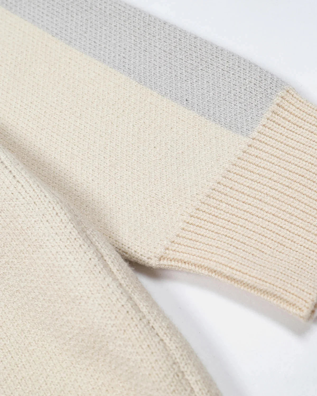 Omygoods Retro Striped Polo Knit Sweater