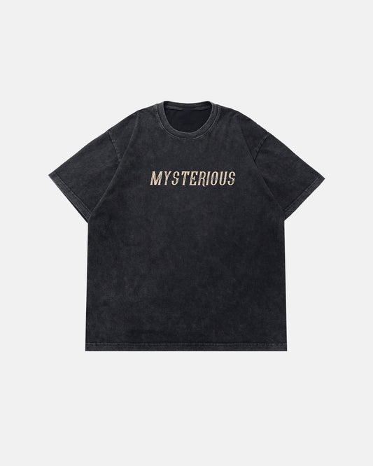 Omygoods Retro Washed Graphic Cotton T-Shirt