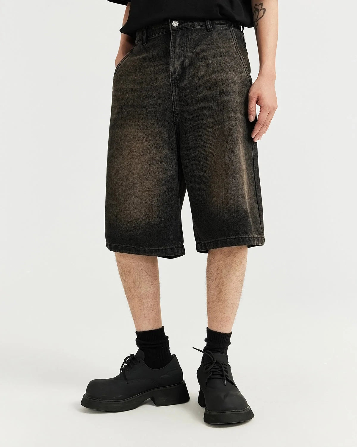 Omygoods Retro Washed Jorts