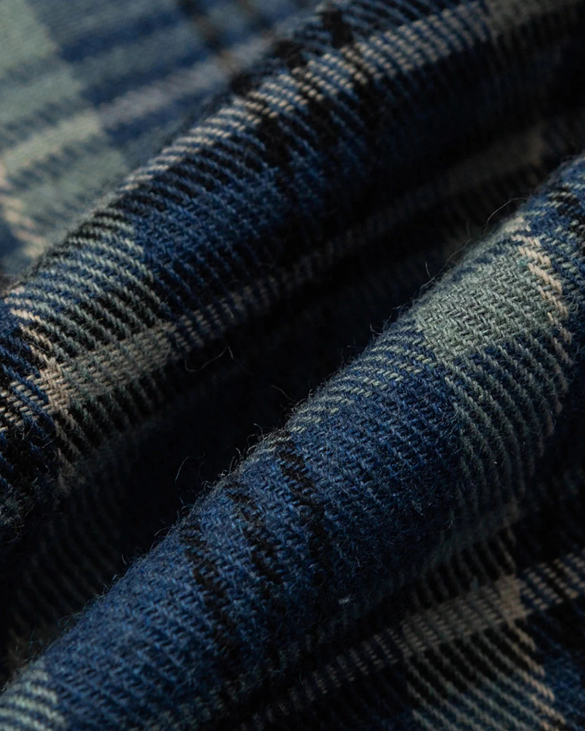 Omygoods Reversible Plaid Cropped Hoodie