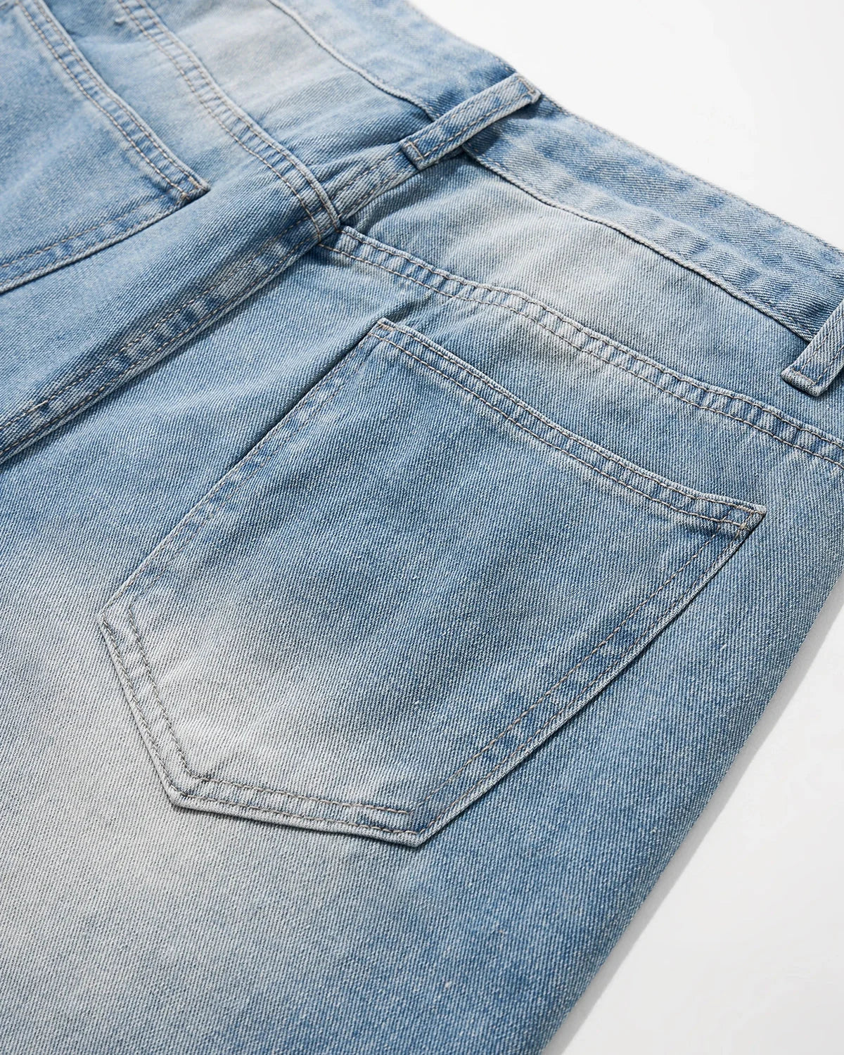 Omygoods Rhinestone Baggy Jeans Shorts