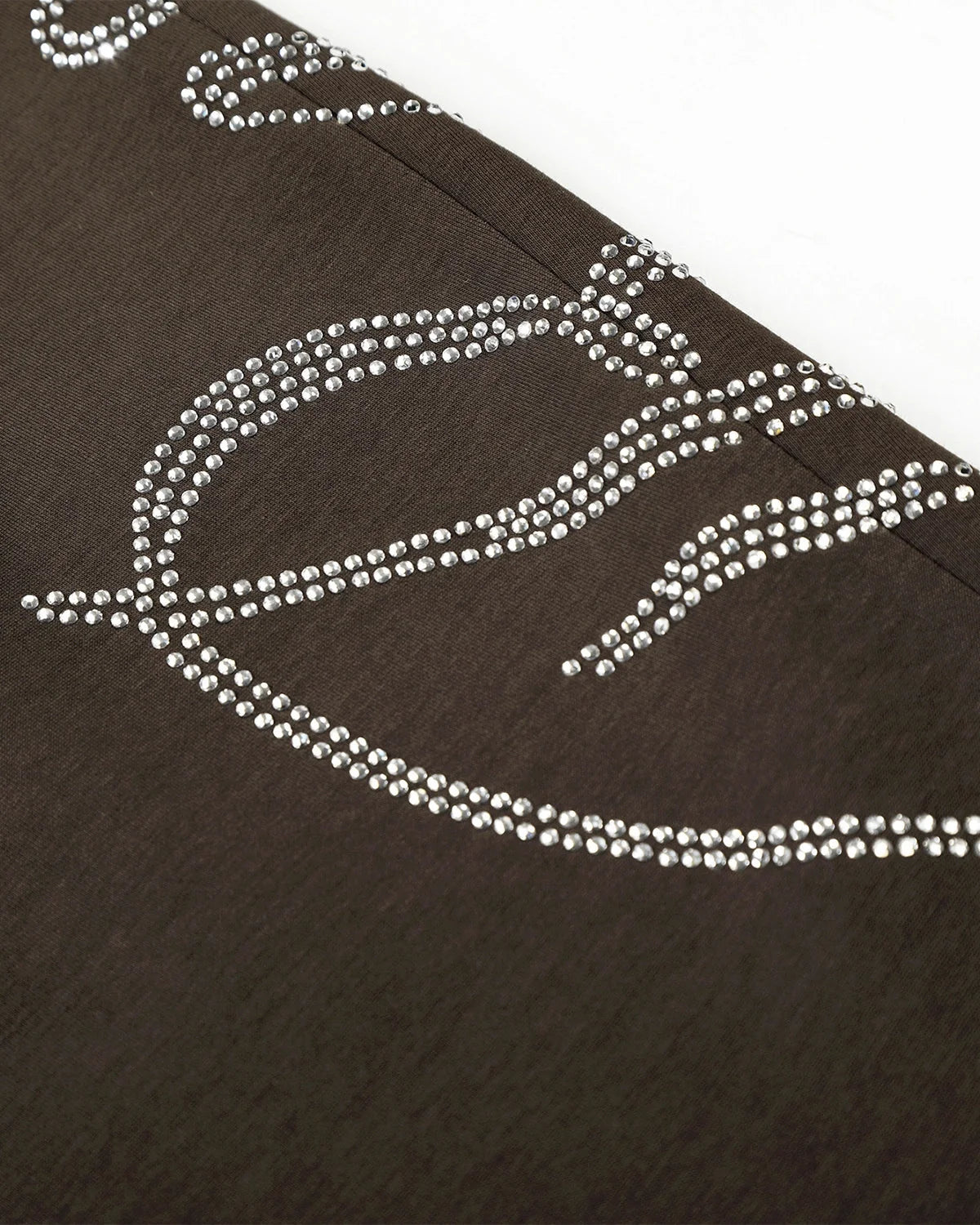 Omygoods Rhinestone Baggy Joggers