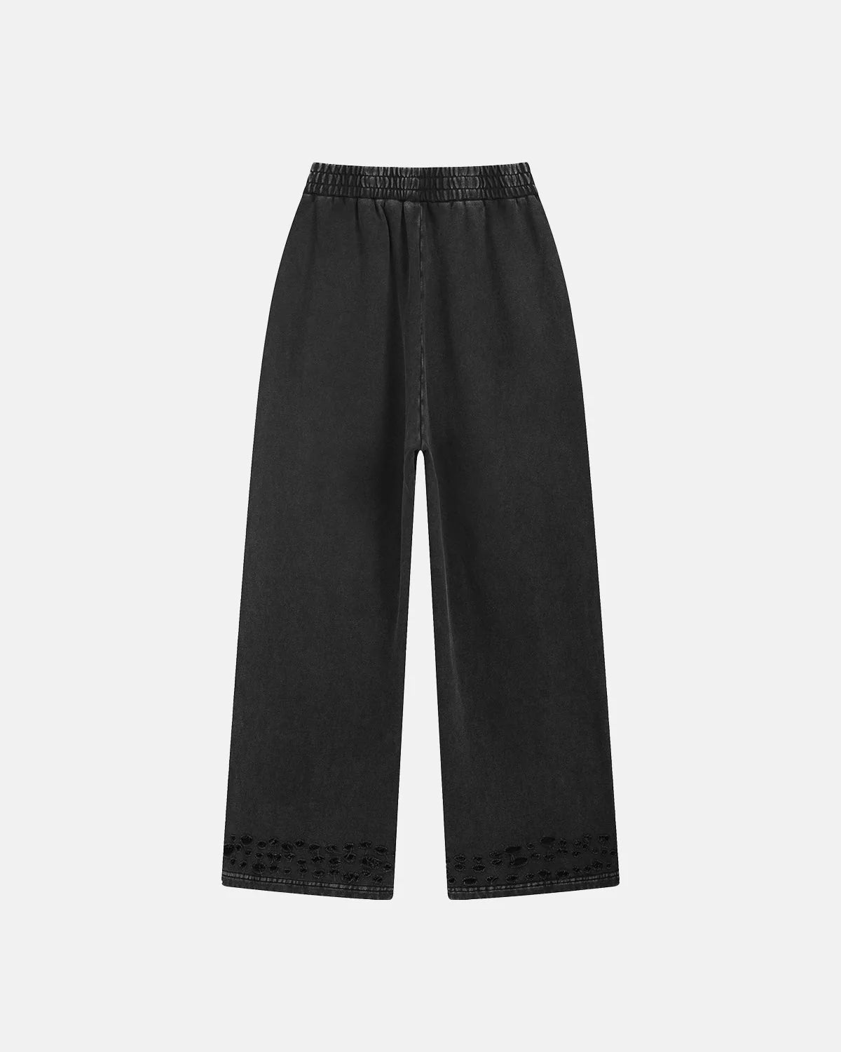 Omygoods Ripped Acid Wash Sweatpant
