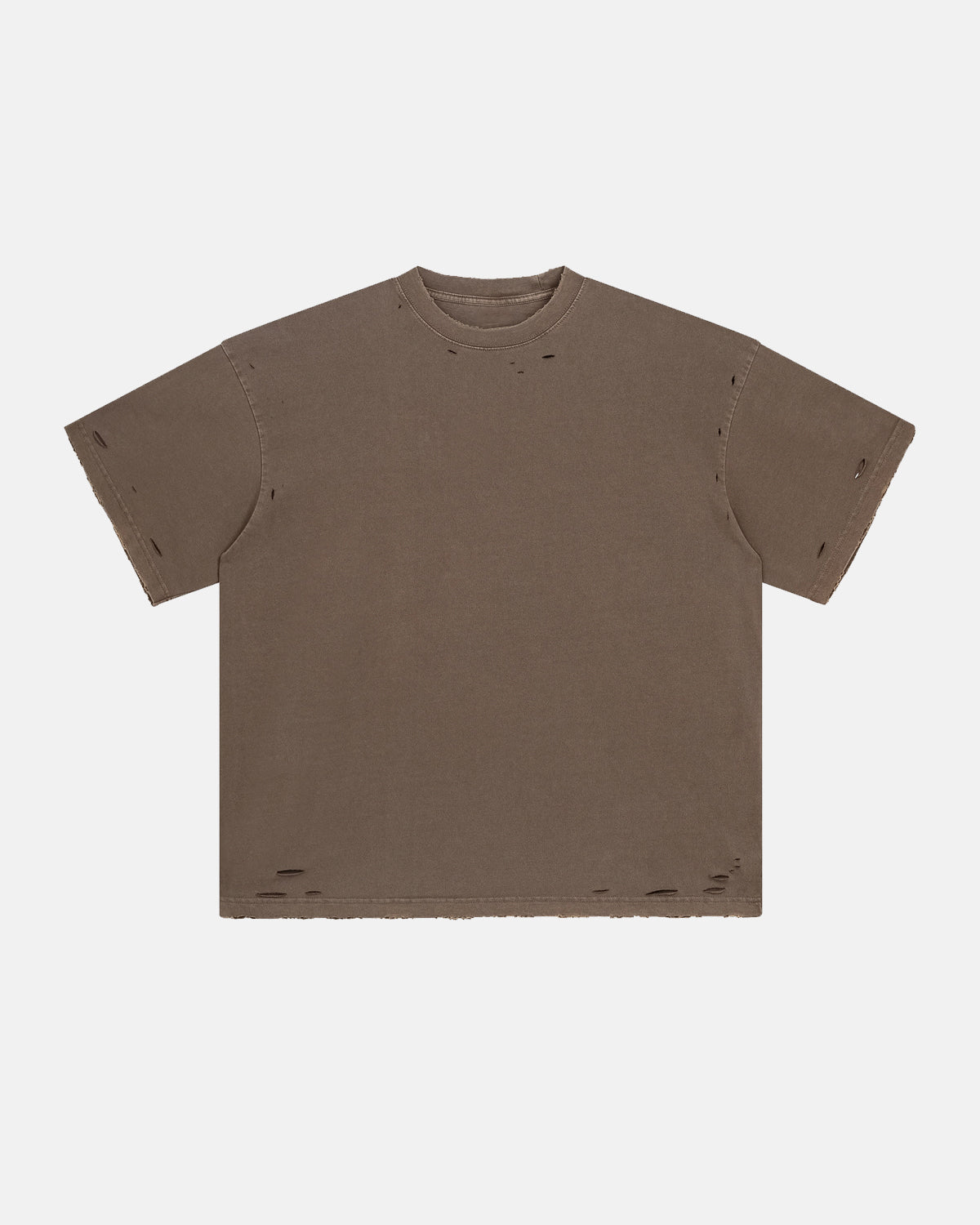 Omygoods Ripped Distressed Washed Oversized T-Shirt