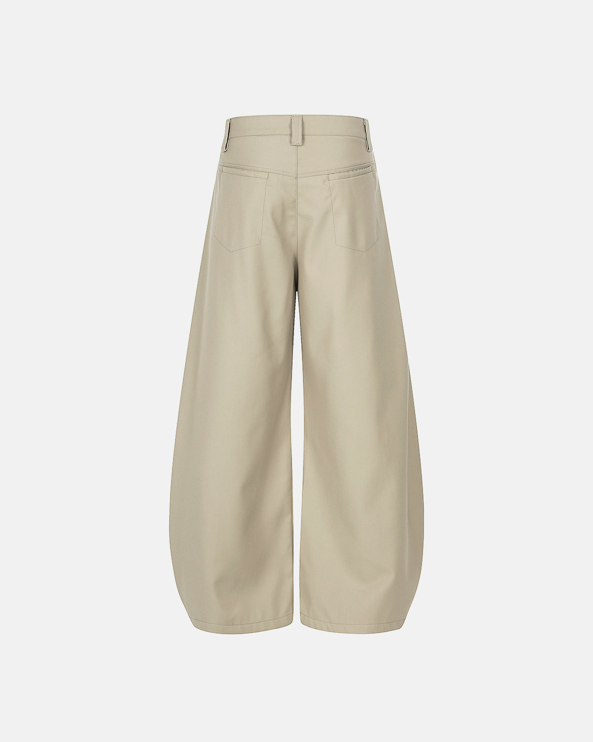 Omygoods Rope Belt Wide Leg Tailored Pants