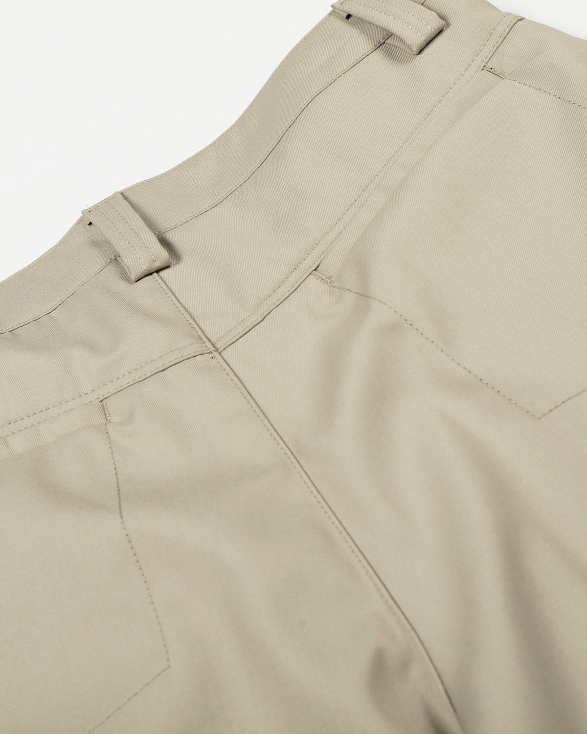 Omygoods Rope Belt Wide Leg Tailored Pants