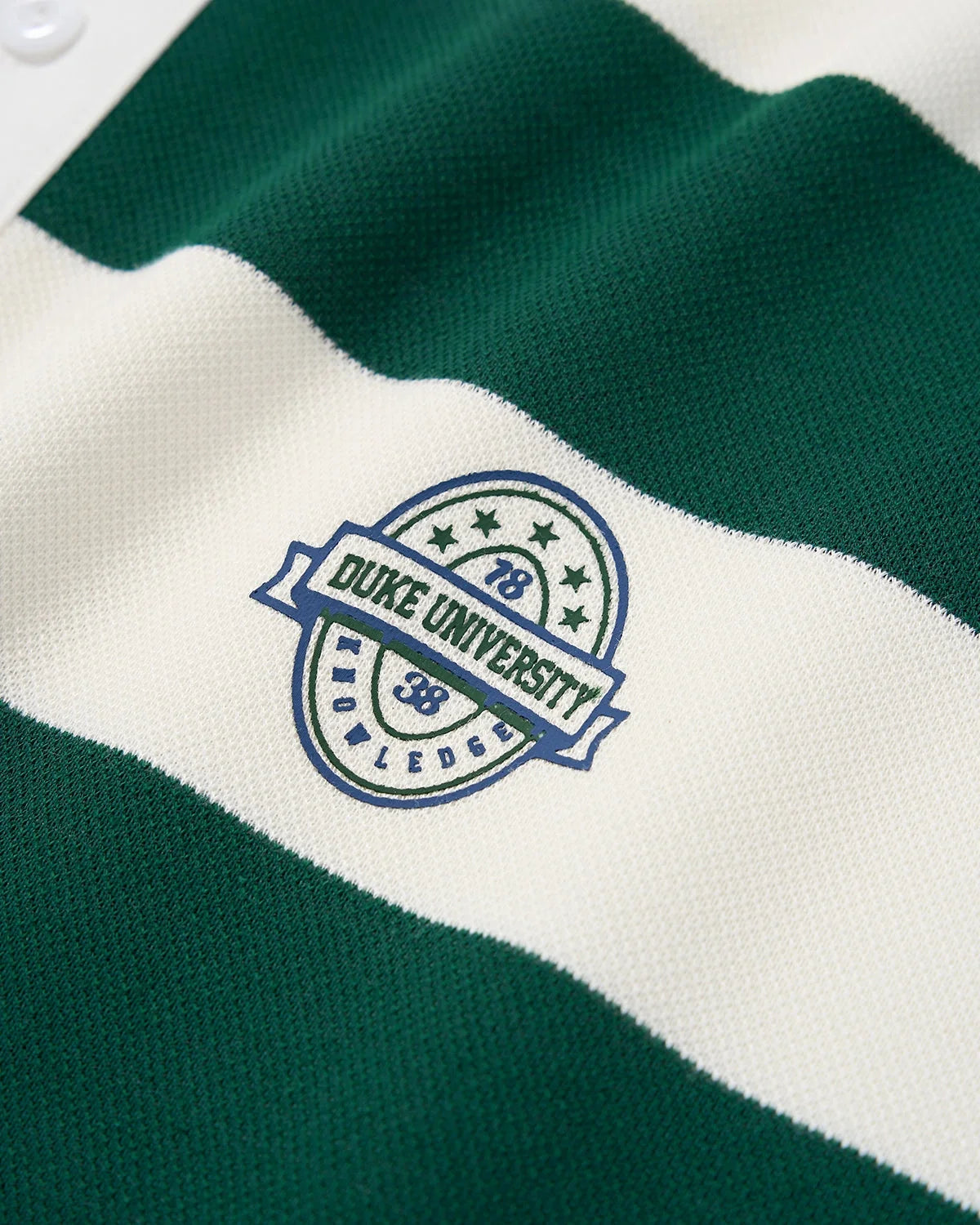 Omygoods Green Rugby Polo Shirt