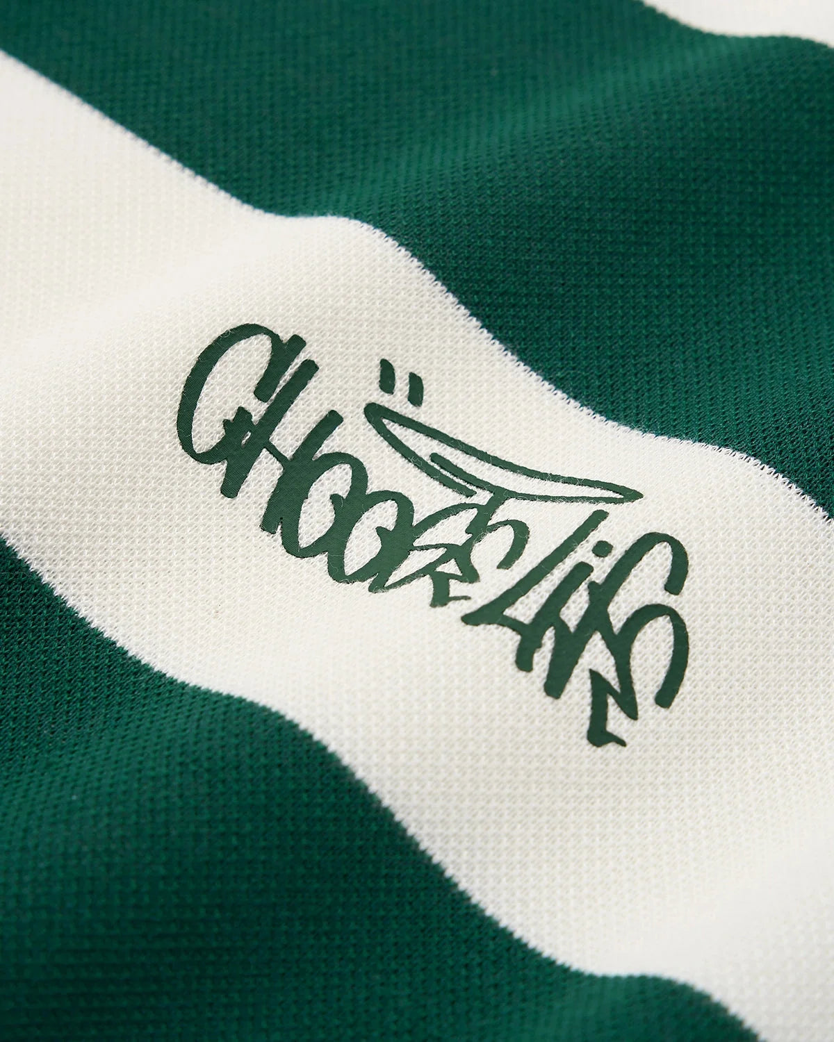 Omygoods Green Rugby Polo Shirt