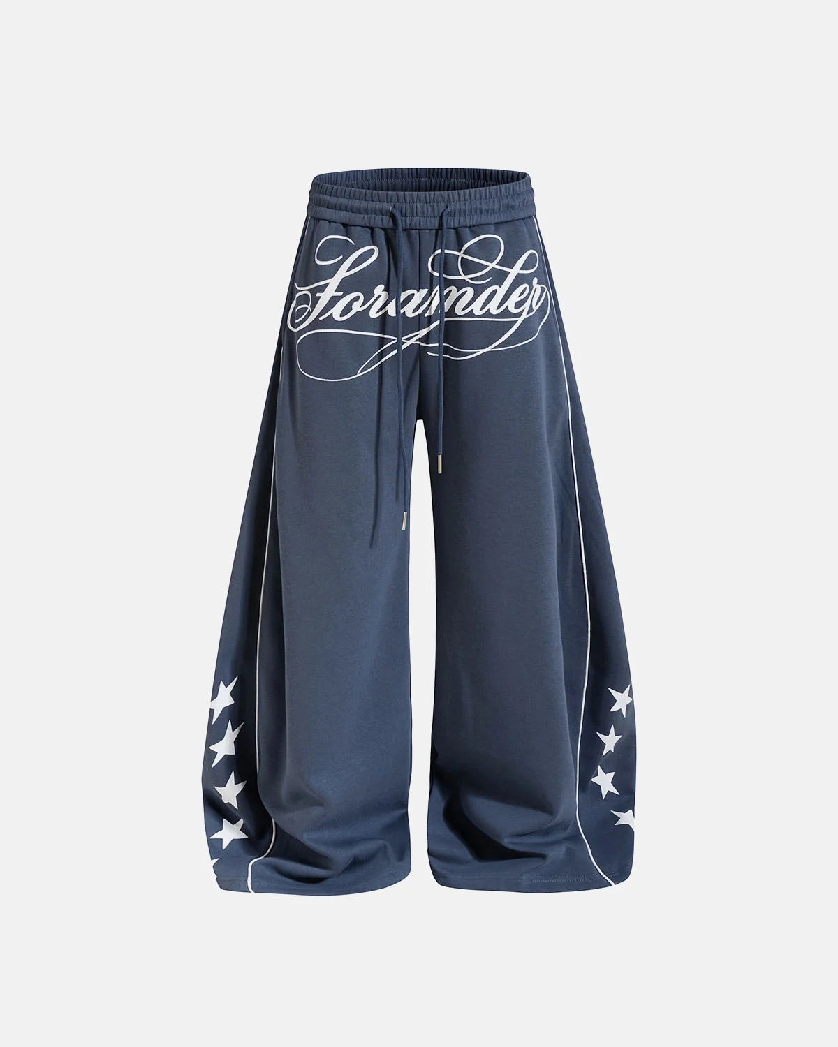 Omygoods Script Graphic Barrel Sweatpants
