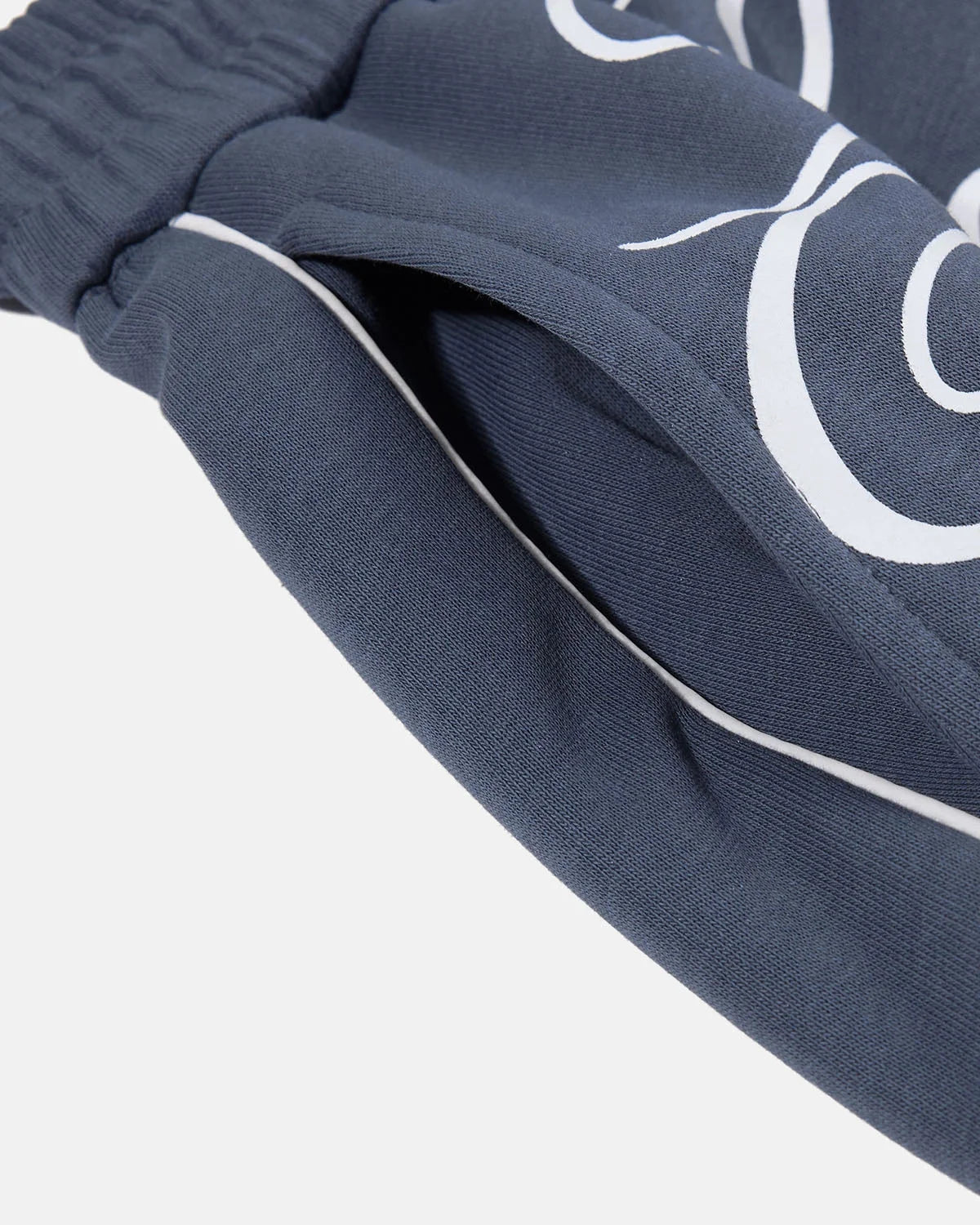 Omygoods Script Graphic Barrel Sweatpants