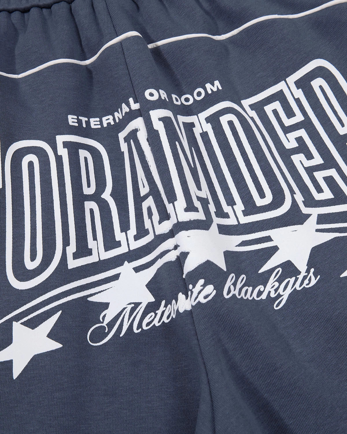 Omygoods Script Graphic Barrel Sweatpants